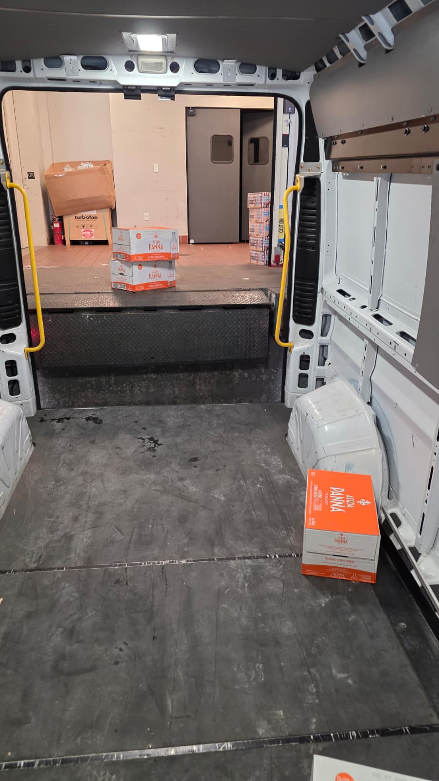 VanGo team unloading at venue delivery in Washington DC area